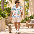 Cairn Terrier Hawaiian Shirt