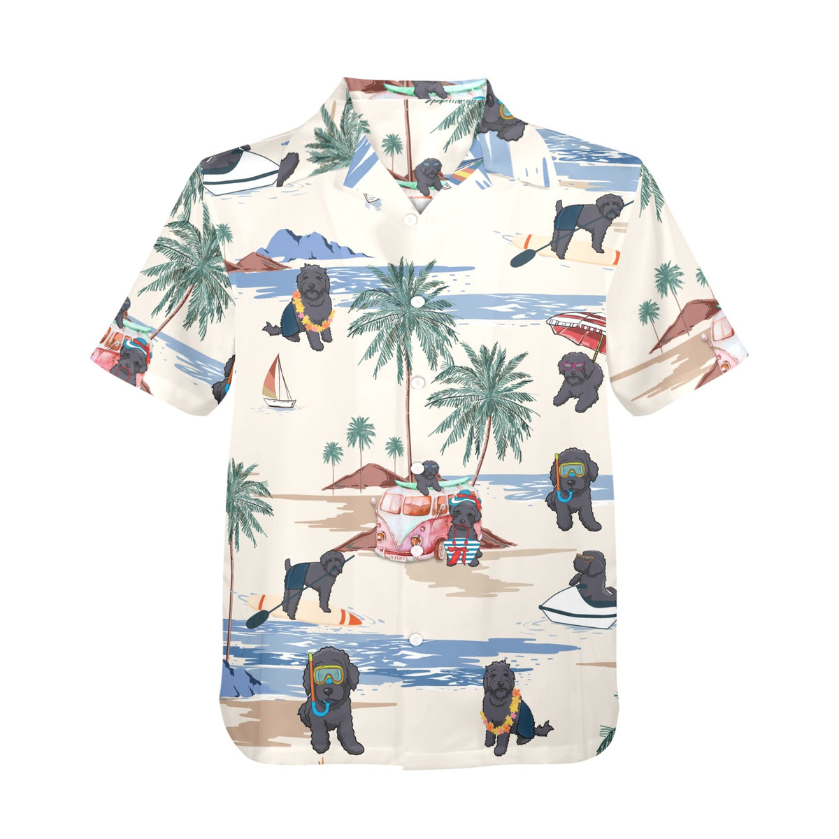 Tropical Schnoodle shirt for dog owners