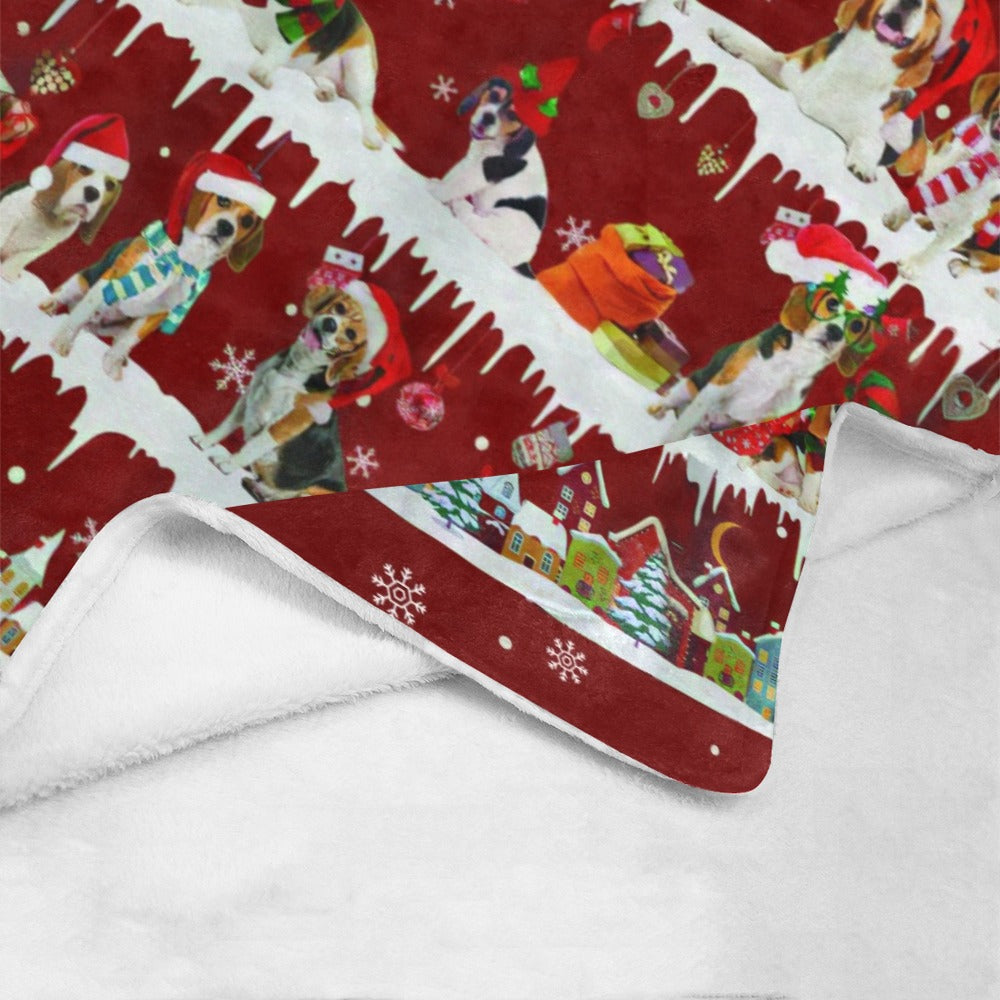 Beagle dog breed fleece blanket, product image 4 of 4