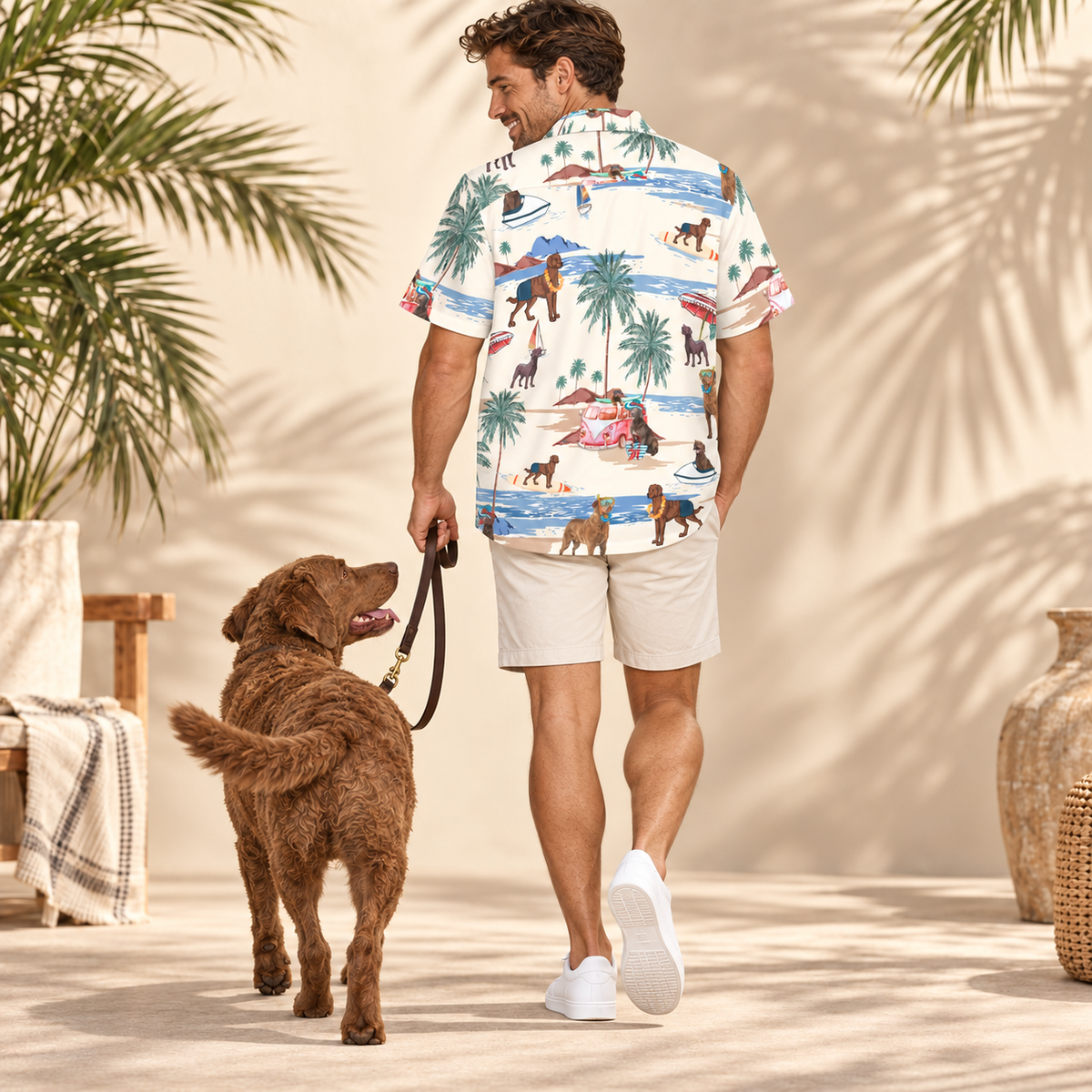 Chesapeake Bay Retriever Hawaiian Shirt