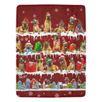 Boerboel Christmas fleece blanket, product image 1 of 4