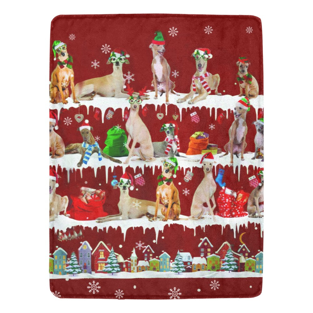 Greyhound fleece blanket, product image 1