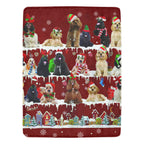 American Cocker Spaniel fleece blanket, product image 1 of 4