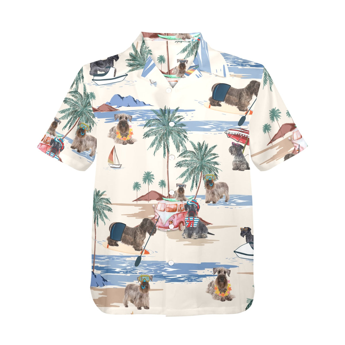 Tropical Cesky Terrier shirt for dog owners