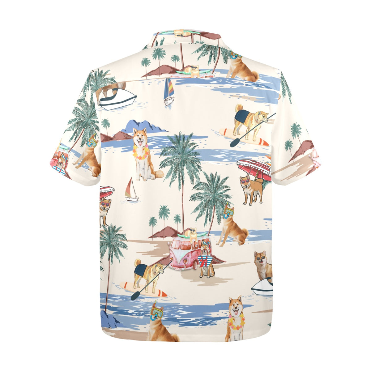 Cabana Club Shiba Inu Hawaiian shirt
