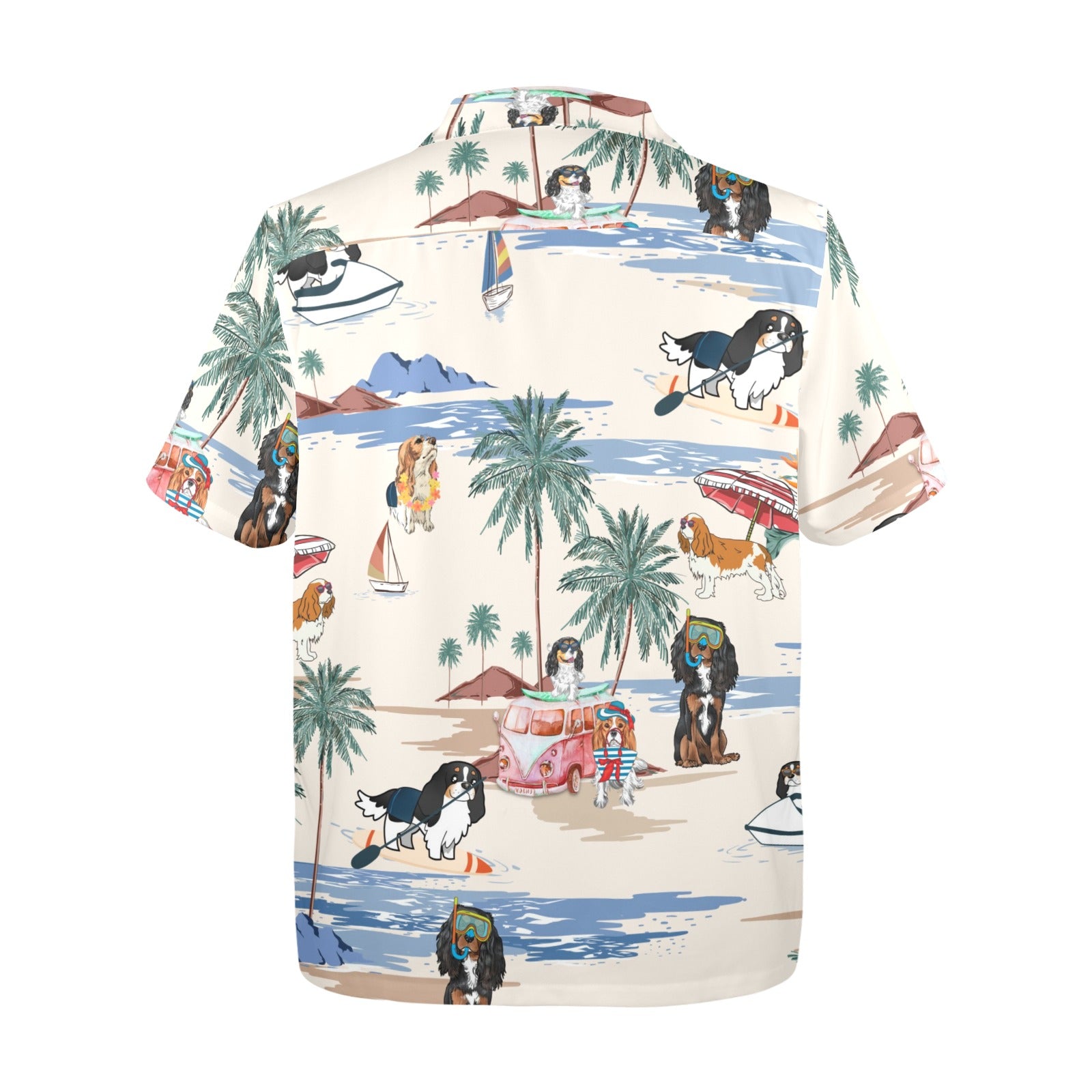 Tropical Cavalier King Charles Spaniel shirt for dog owners