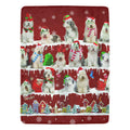 Old English Sheepdog fleece blanket, product image 1