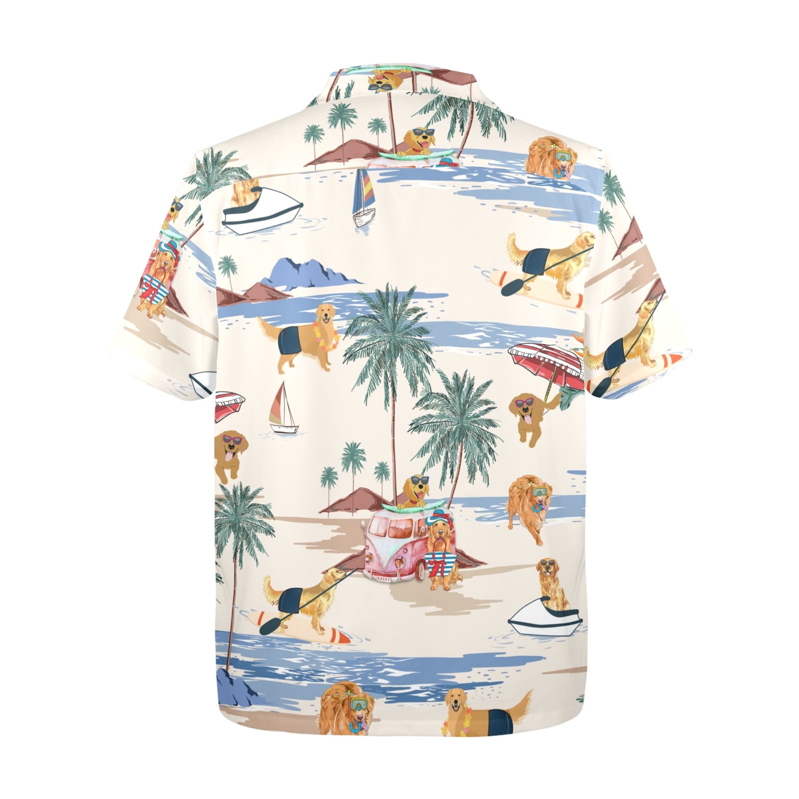 Tropical Golden Retriever shirt for dog owners