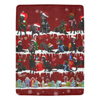 Australian Kelpie dog breed fleece blanket, product image 1 of 4