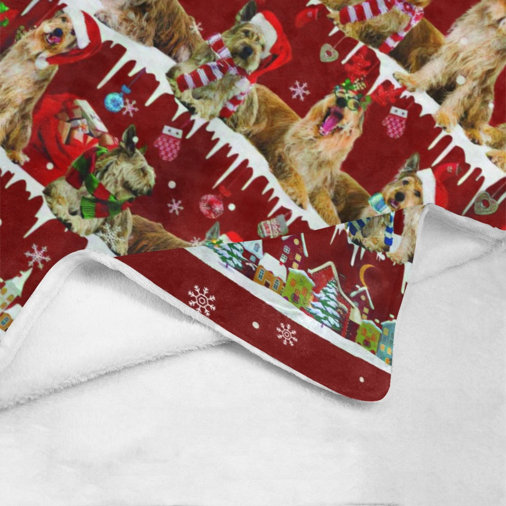 Berger Picard dog breed fleece blanket, product image 4 of 4