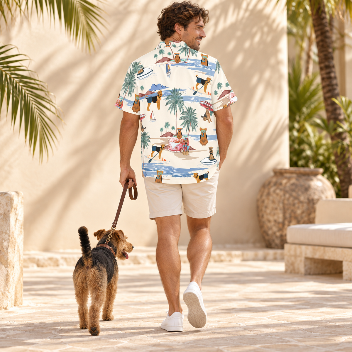 Welsh Terrier Hawaiian Shirt
