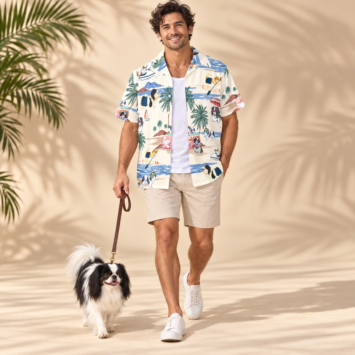 Japanese Chin Hawaiian Shirt