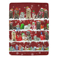 Aussiedoodle dog breed fleece blanket, product image 1 of 4