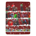 Boykin Spaniel Christmas fleece blanket, product image 1 of 4