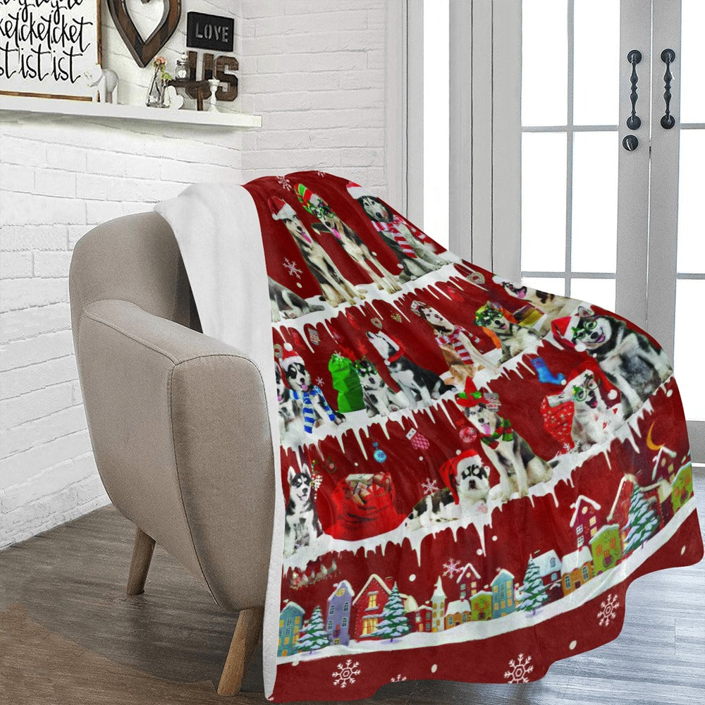 Husky fleece blanket, product image 2