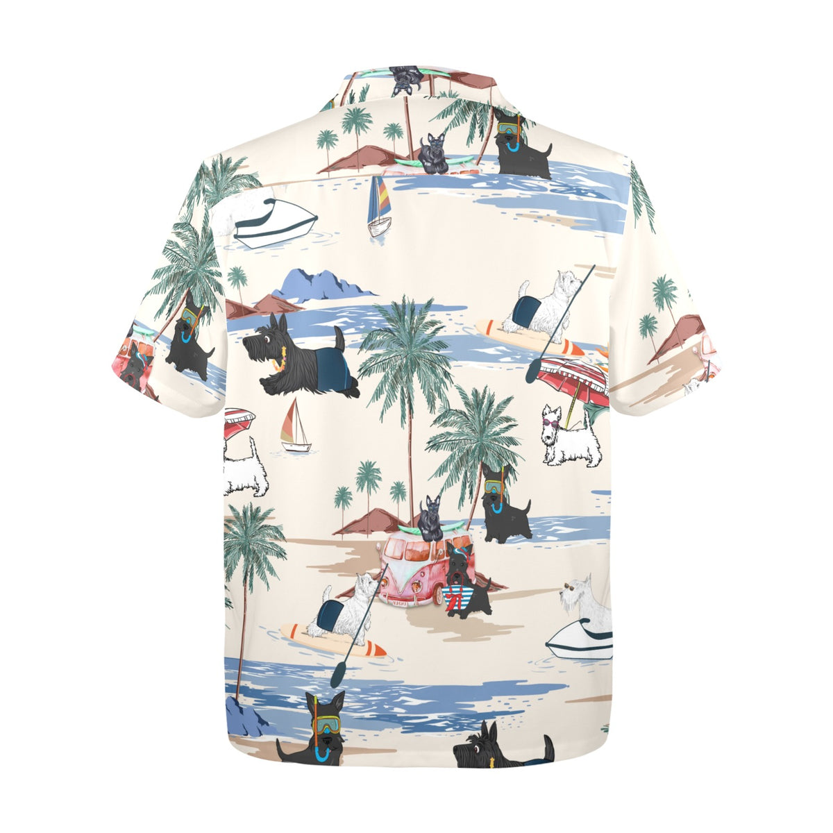 Cabana Club Scottish Terrier Hawaiian shirt