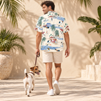 Smooth Fox Terrier Hawaiian Shirt