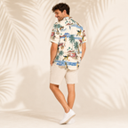 Men's German Shepherd Hawaiian shirt – back view